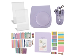 Estuche protector portátil para la cámara instantánea Instax Mini 12 y sus accesorios.