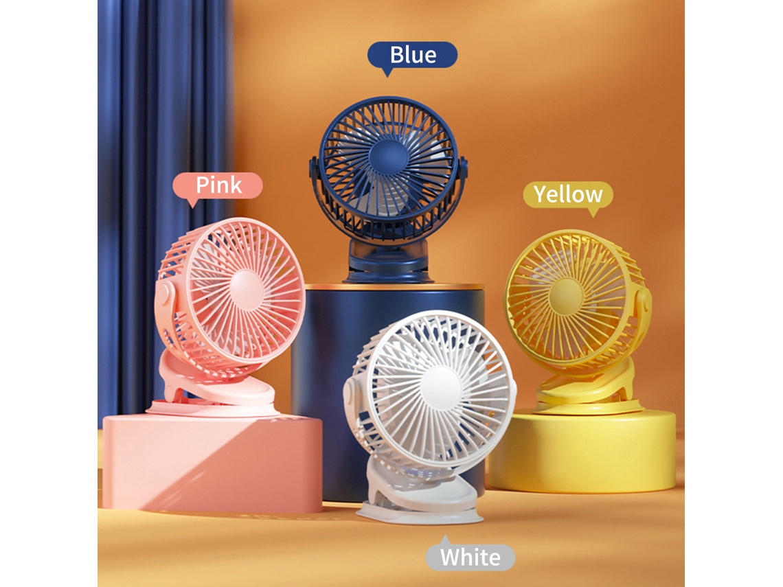 Ventilador 3 en 1 portátil recargable de 360° con 3 velocidades