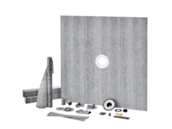 Kit de bordillo de ducha SUCCEBUY de 1828 x 1828 mm con brida de PVC de 50,8 mm, impermeable