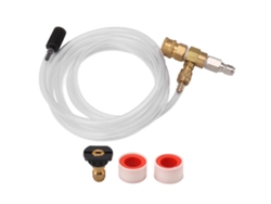 Kit Inyector De Productos Químicos Ajustable Para Hidrolavadora Con Manguera De Sifón Y Boquilla Para Jabón De 3/8 De Pulgada.