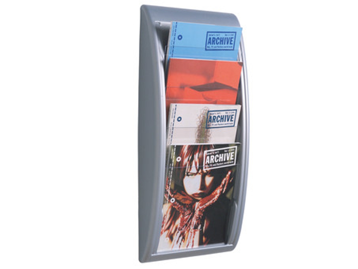 PaperFlow K540615 estante para revistas Plata