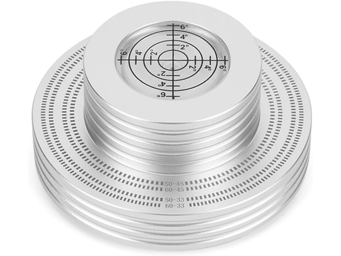 Peso Del Disco Vinilo Lp Nivel Del Disco Estabilizador De Ajuste Piezas Del Tocadiscos Vibraciones Del Reproductor Plata