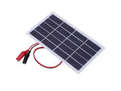 Panel solar DIY de 2W 5V con clip ligero
