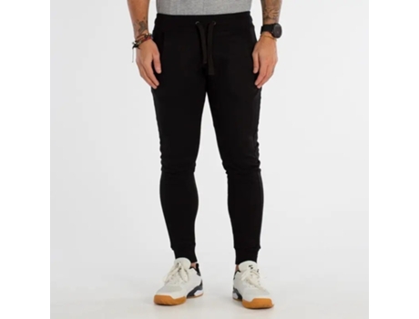 Chándale para Fitness VIBORA Chándal Imitación Coral Negro (XS)
