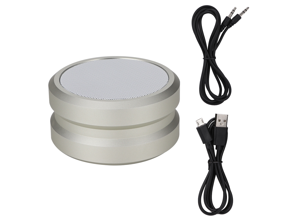 Altavoz Inalámbrico Bluetooth 4.2 Jkr-5, Resistente Al Agua Ipx7, Radio Fm, Oro