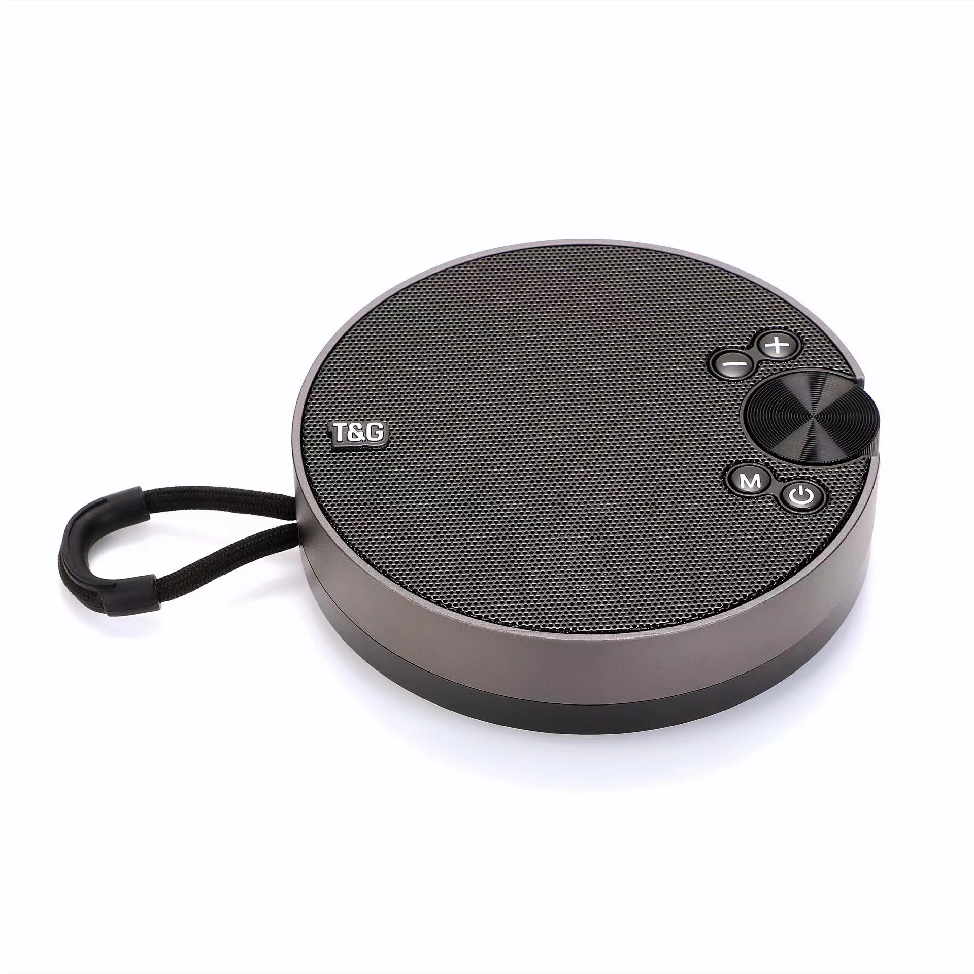 (negro) Altavoz Inalámbrico Portátil Con Ranura Para Tarjeta Tf, Usb, Fm, Aux Y Tws