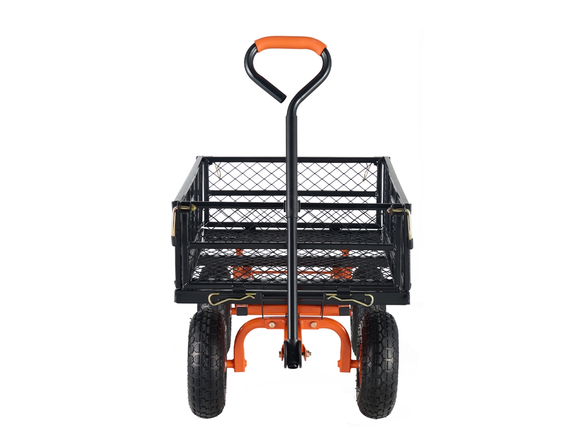Carrito de jardín Succebuy de metal resistente con capacidad de 180 kg