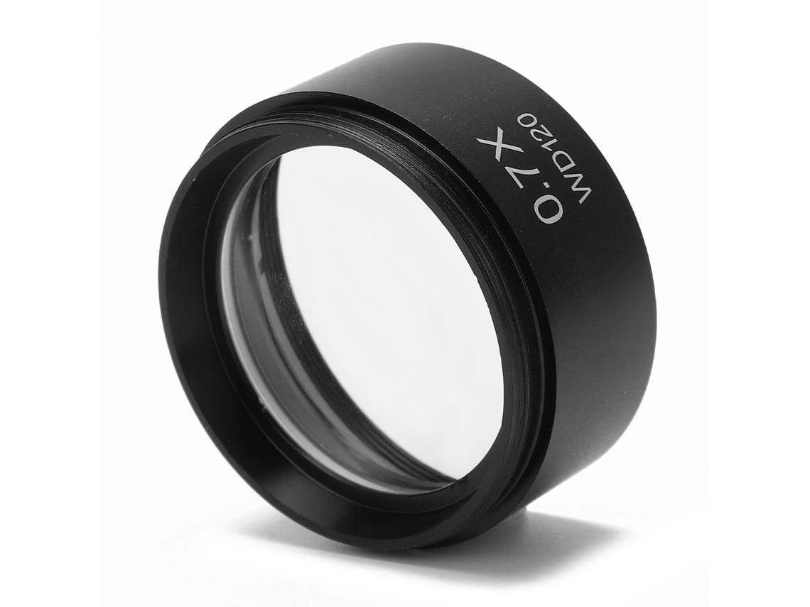 Lente Objetivo Auxiliar De 0,7x Para Accesorios De Imagen Del Microscopio Estereoscópico Wd120