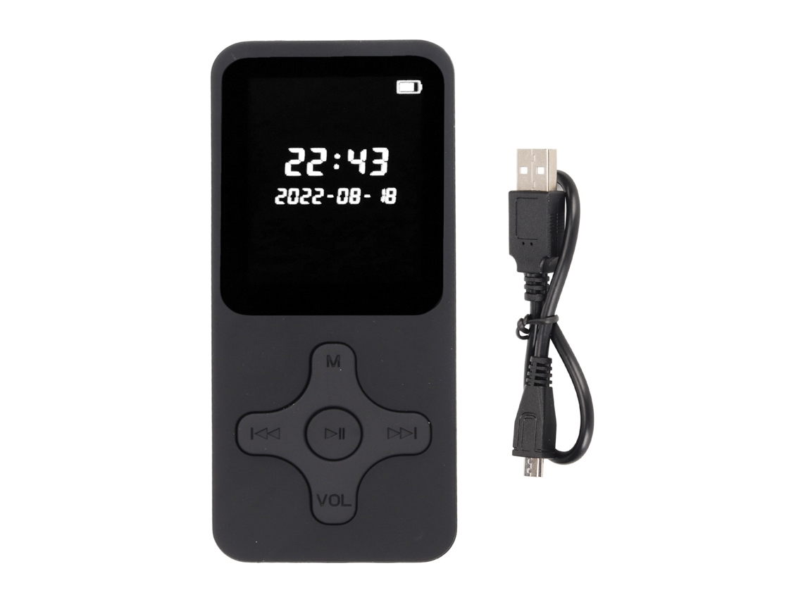 Reproductor MP3/MP4 SMANDY 01A Pantalla digital LCD de 1.77Inch (Negro)