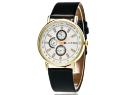 Reloj De Pulsera Para Mujer Estilo Coreano, Estilo Moderno, Correa De Cuero, Movimiento De Cuarzo Negro.