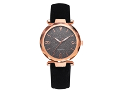 Reloj De Pulsera Para Mujer Con Correa De Piel Sintética, Esfera Redonda, Movimiento De Cuarzo Y Diseño Elegante.