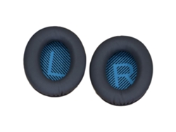 Almohadillas para auriculares Bose QC-15, esponja suave, gris oscuro.