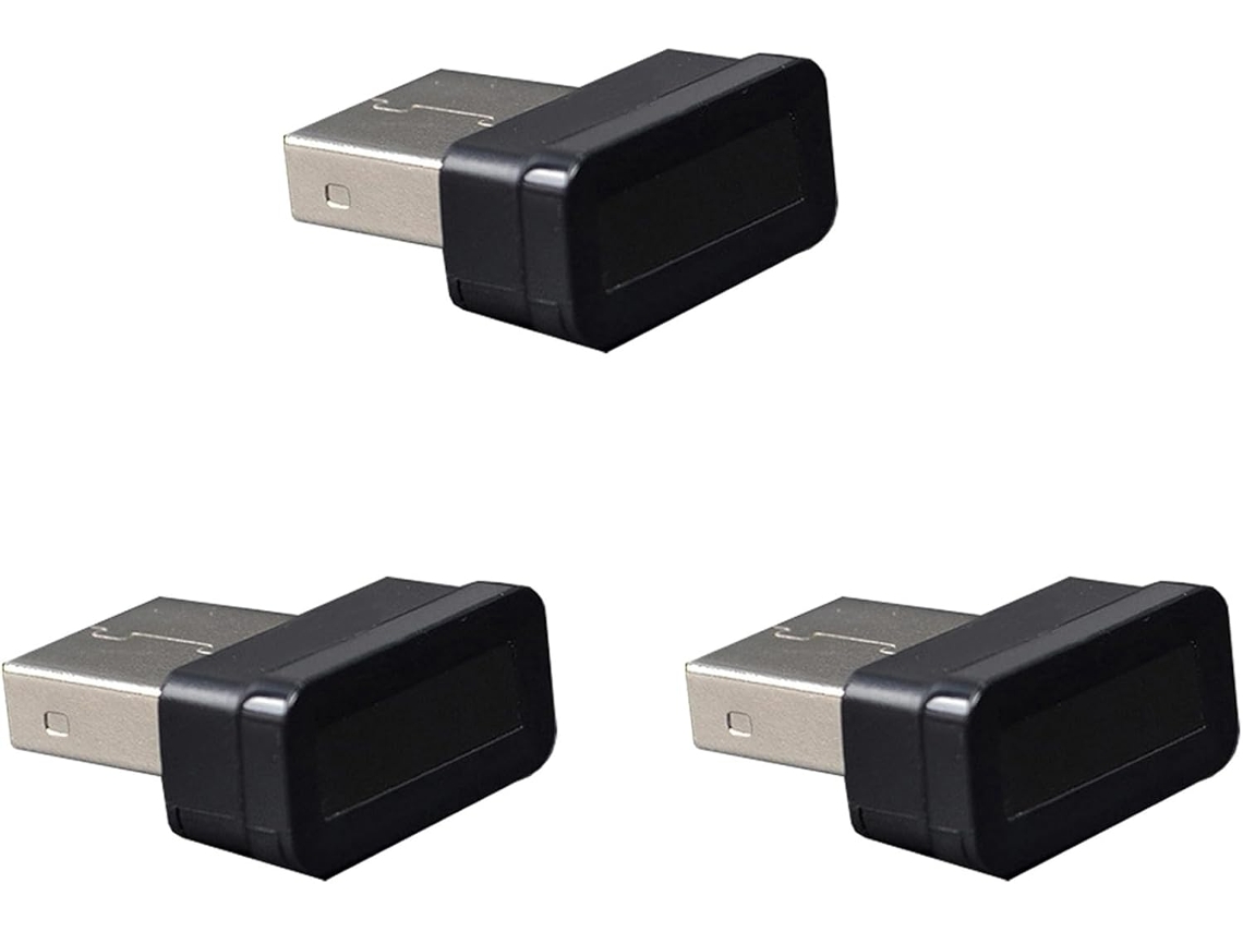 3 Lectores De Huellas Dactilares Mini Usb Para 10 Llaves De Seguridad Hello Biometrics