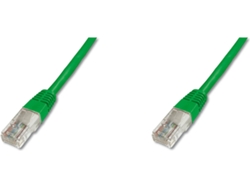 Cable de Red DIGITUS (RJ45 - 7 m - Verde)