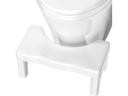 Taburete Blanco para adultos con reposapiés ZYBLSSBB