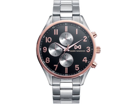 Reloj MARK MADDOX Hombre (Acero - Plateado)