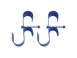Ganchos para cerca de piscina, soportes para varias palas (2 unidades)