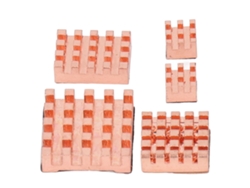 5 Piezas Disipador De Calor De Cobre Para Cpu Con Alta Conductividad Térmica Para Pi5