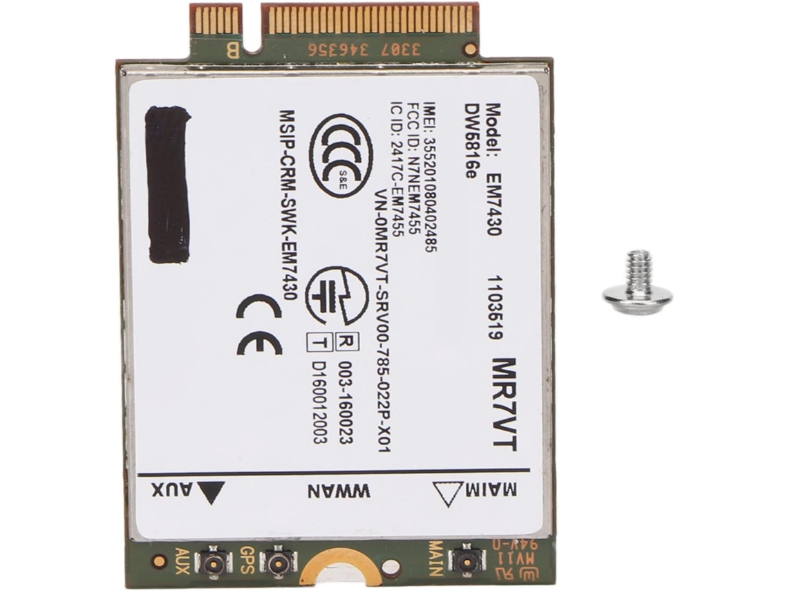 Tarjeta De Red 4g Lte Latitude 7280 7285 7290 7389 7390 7480 7490 E7470