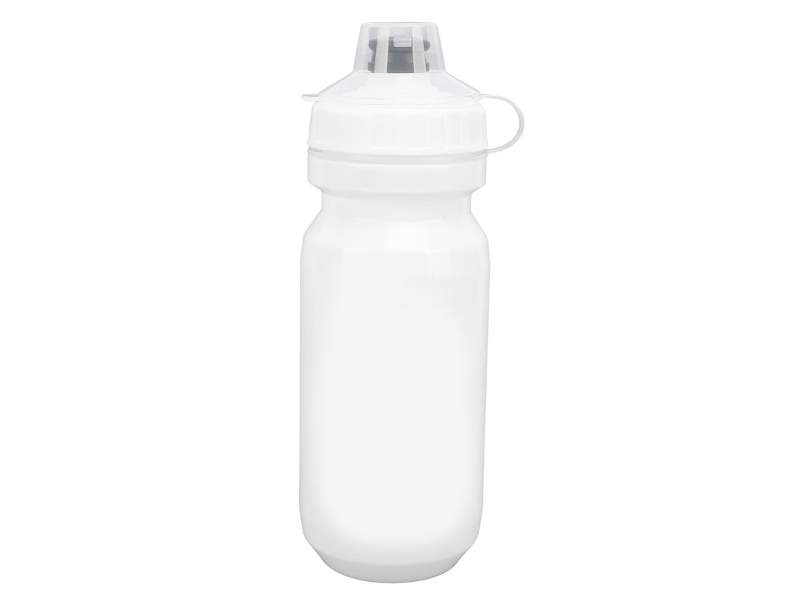 Botella De Agua Portátil De Plástico Pp De 600 Ml Para Bicicleta, Ideal Para Deportes Al Aire Libre Y Ciclismo - Blanca