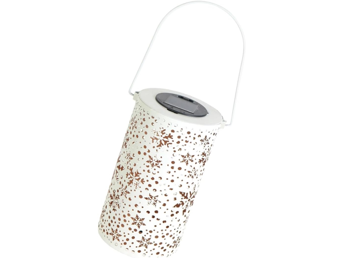 Lámpara Solar De Patio Con Delicado Diseño Calado, Lámpara Solar Decorativa Para Exteriores