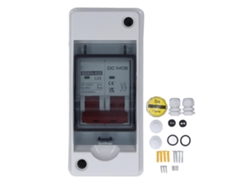 XYVONA Disjuntor Miniatura Cc Para Sistema Fotovoltaico 2p 25a Dc1000v Ip65 À Prova Dágua Com Chave De Desconexão Solar