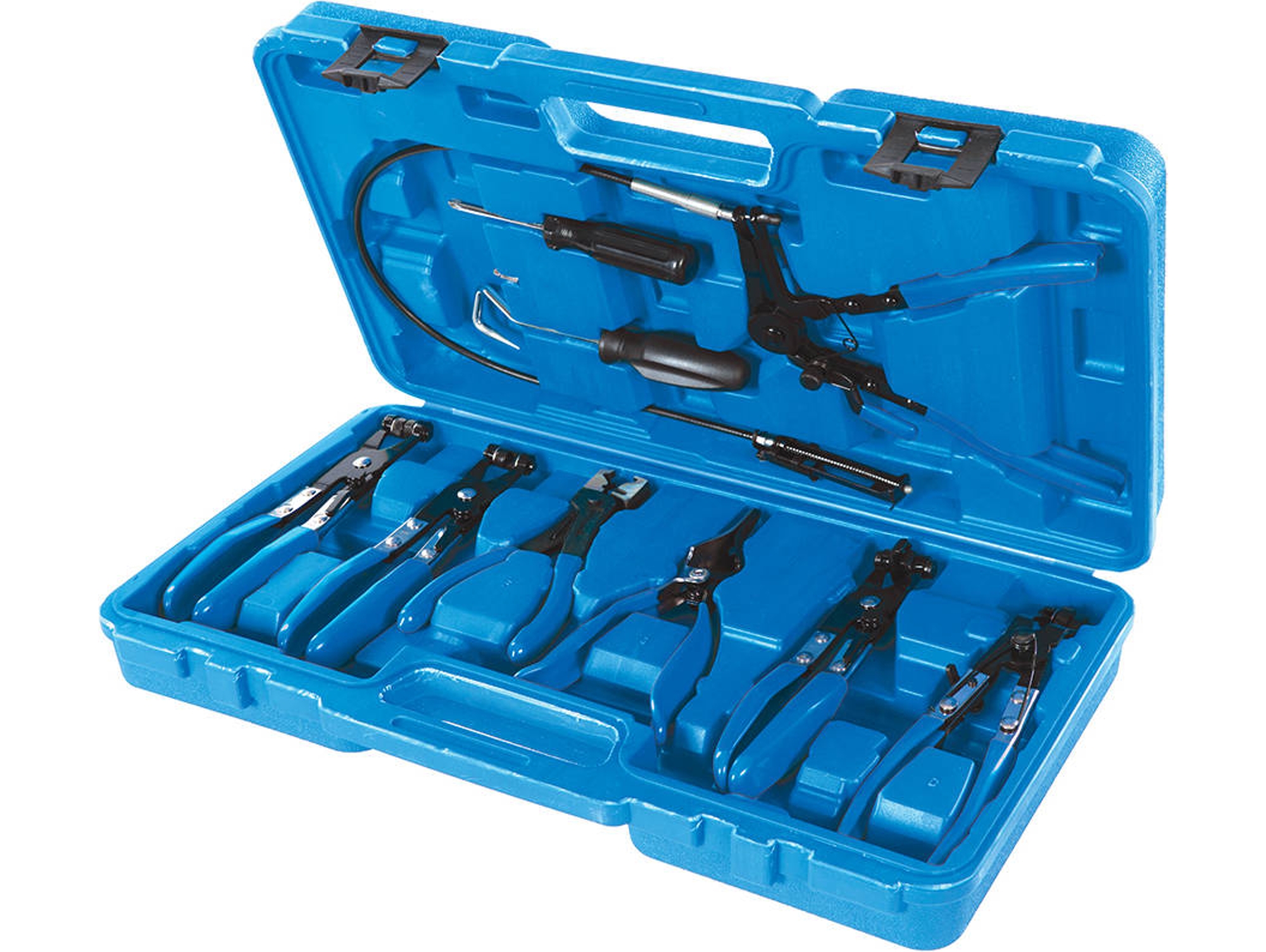 Conjunto de Alicates para Abrazaderas de Mangueras SILVERLINE 984748 - 9 piezas