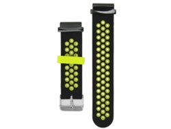 Pulsera De Silicona Ajustable De Liberación Rápida Para Amazfit Falcon De 22 Mm, Color Negro Y Verde.