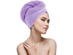Toalla de microfibra para secar el cabello, turbante mágico con botón, gorro de ducha de secado rápido para mujeres y niños. Rosewell