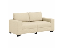 Sofá de 2 plazas, color crema, 180x77x82 cm, en tejido MAISON EXCLUSIVE.