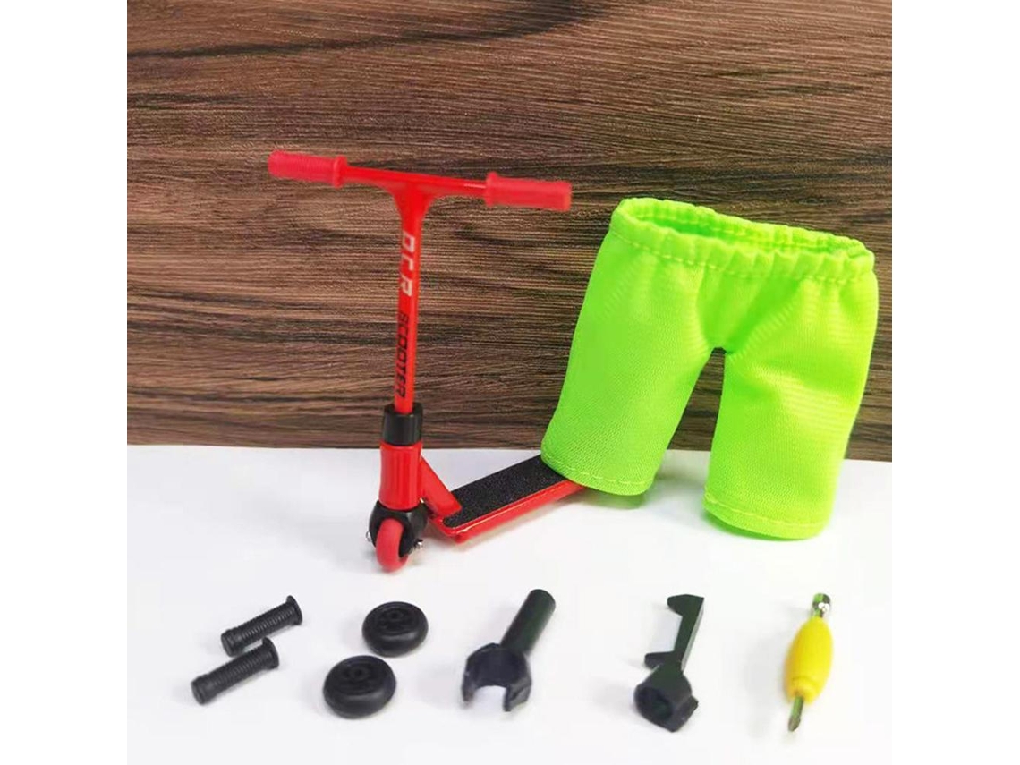 Mini Patinete De Dedo Fabricado En Aleación De Metal Y Plástico Abs, Kit Educativo Sensorial, 10 Piezas.
