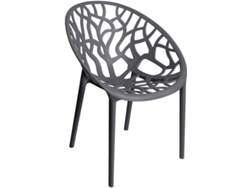 DUDECOR Silla Ringe Gris