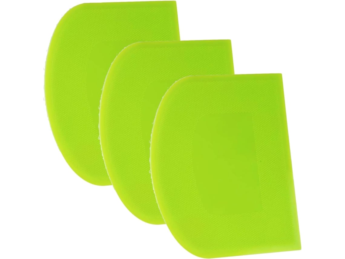 Raspador De Masa - Juego De 3 Cortadores De Masa De 4,7 X 3 Pulgadas - Flexible - Antideslizante - Accesorio De Repostería