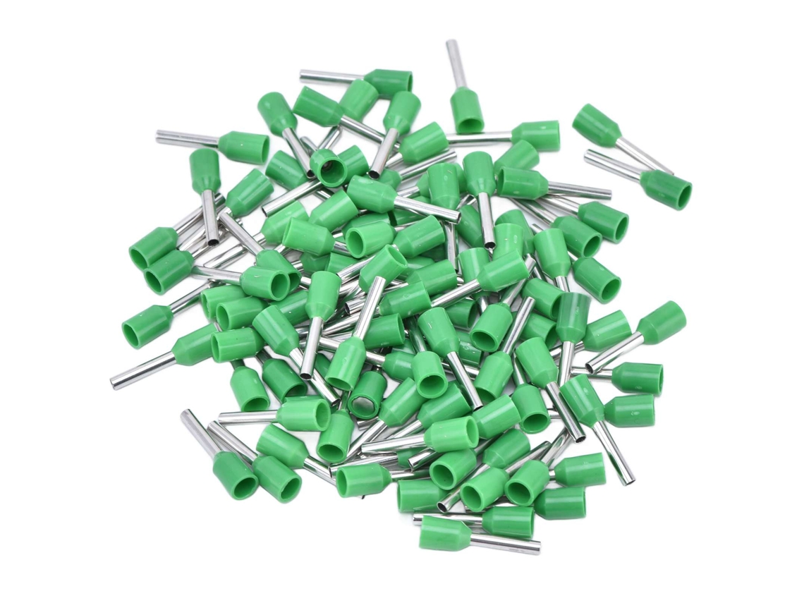 2026-kit De 1000 Terminales De Crimpado Aislados Ferrule 16 Awg Conectores De Cable Verde E1510