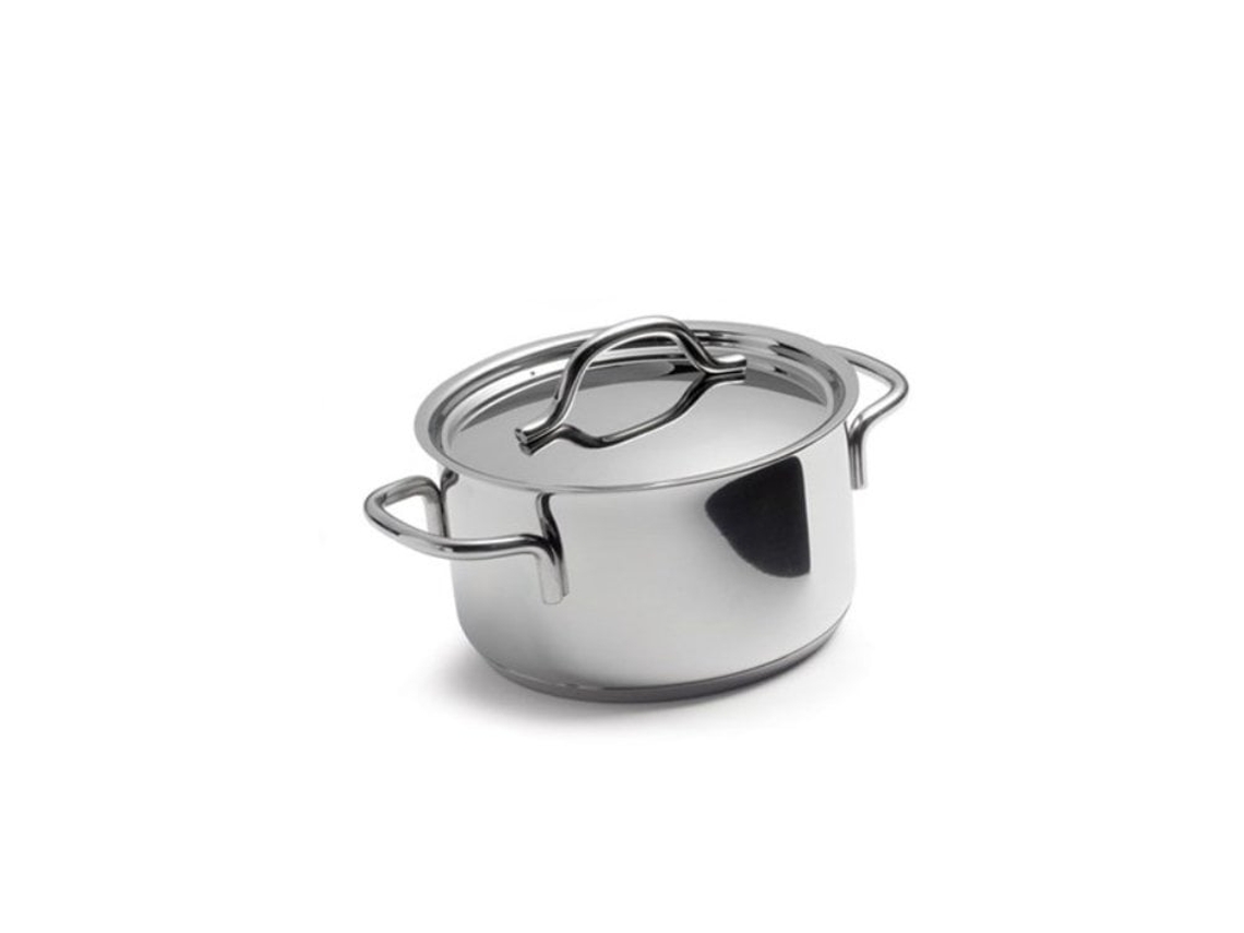 Sartén de inducción de acero inoxidable BK Profiline de 16 cm, apta para lavavajillas, sin PFA