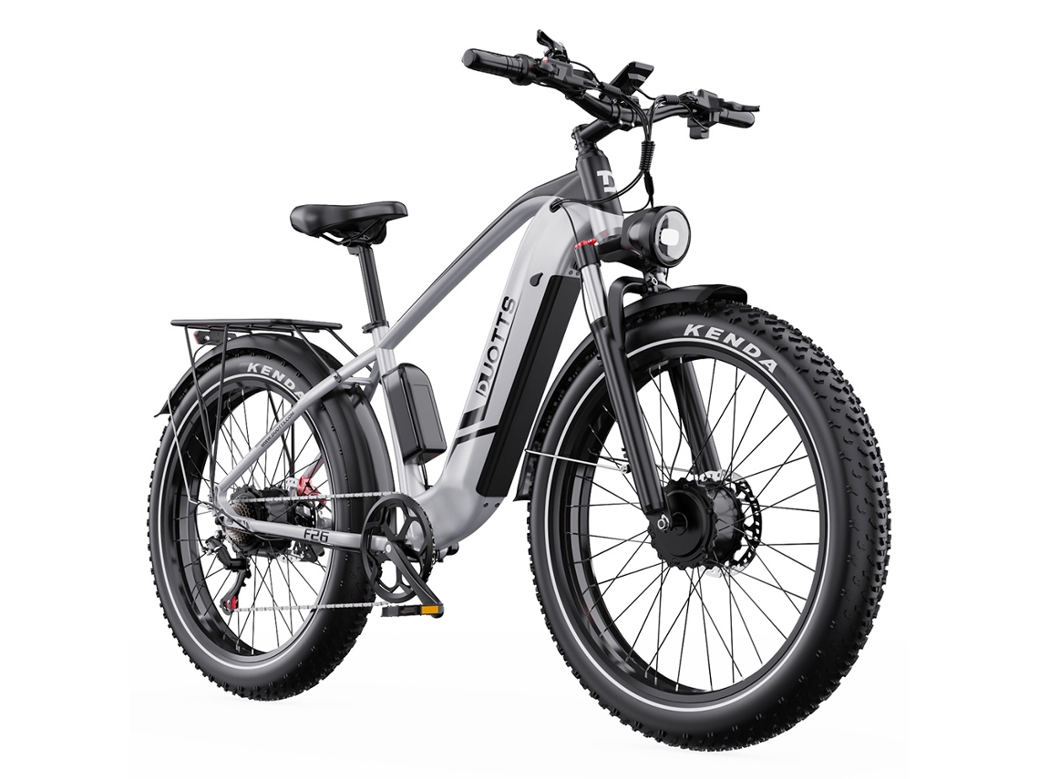 Bicicleta Eléctrica Duotts F26 Lite 500w 48v 18ah, 26x4.0”, 50 Km/h, 90 Km De Autonomía, Frenos Hidráulicos, Shimano De 7 Velocidades, App, Neumáticos