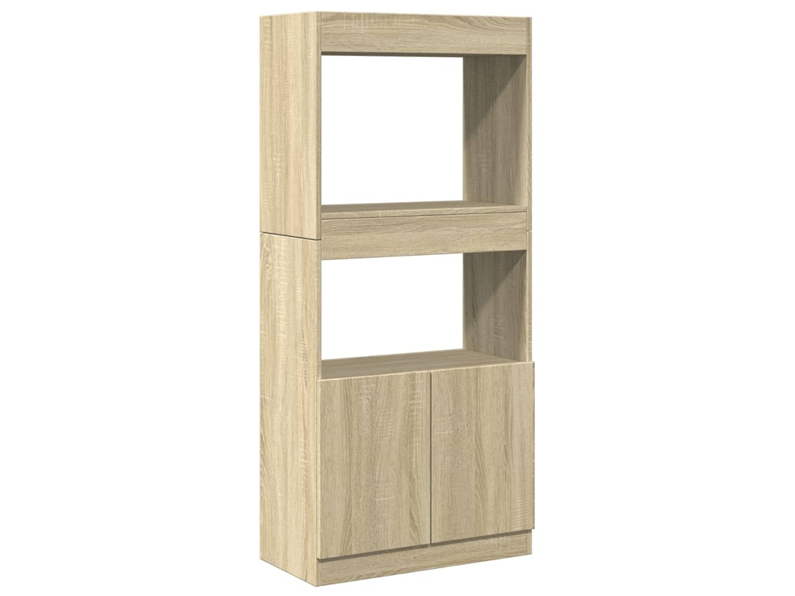 Maison Exclusive - Aparador De Madera De Ingeniería Roble Sonoma 63x33x140 Cm