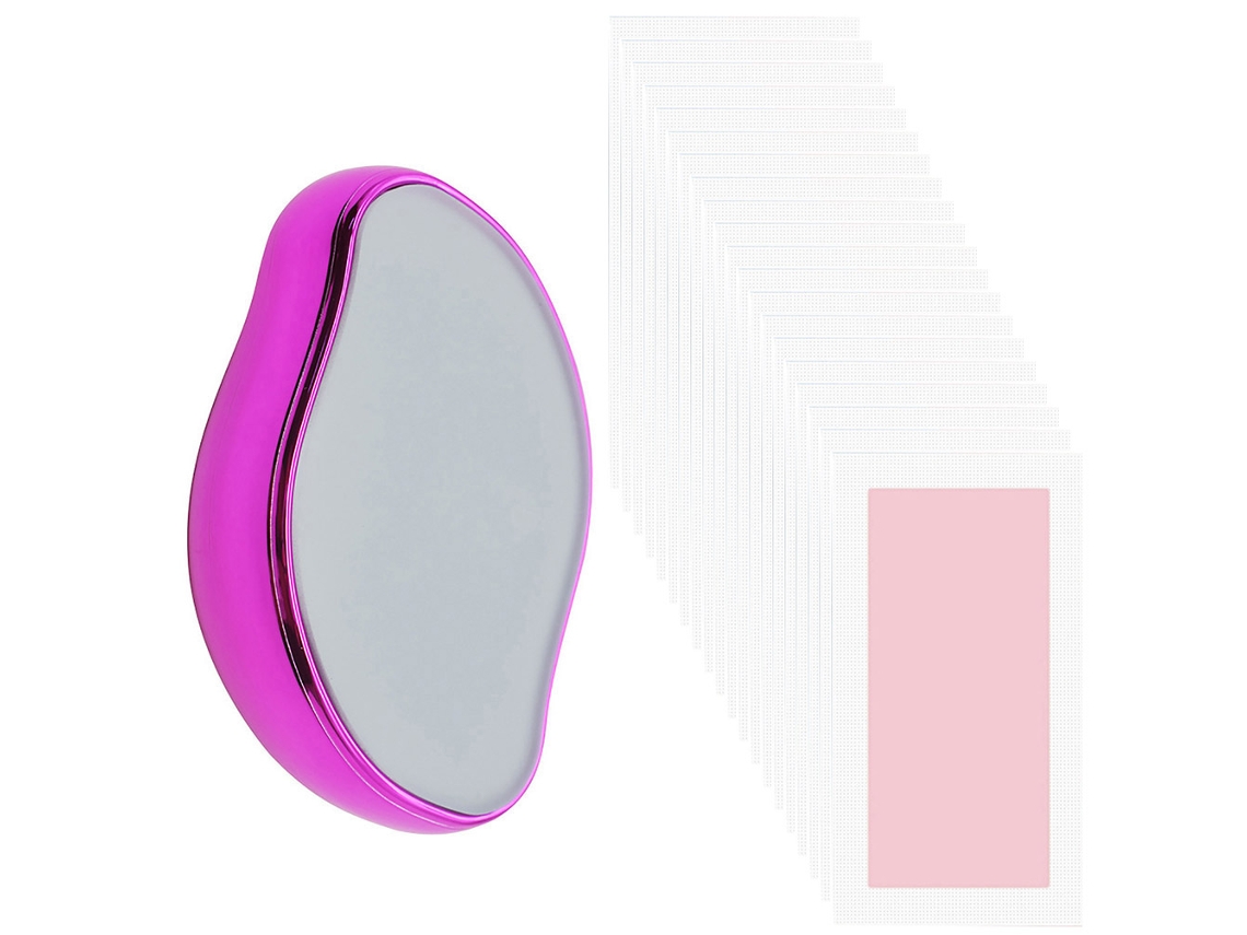 Depilador Portátil Nano Suave Para Mujeres Con Exfoliación Y 20 Hojas De Cera Dispositivo De Depilación