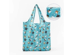 Bolso de hombro grande de tela Oxford gruesa, ecológico, reutilizable, portátil, plegable, bolso de compras para mujer. GOKOCO