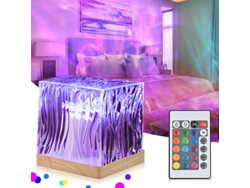 Luz nocturna para bebé, proyector de fiesta, 16 colores y 24 teclas con control de sirena