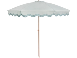 Sombrilla de playa para jardín con protección UV 50 % de altura ajustable Flamingueo Azul