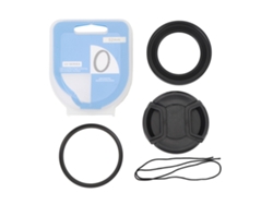 Conjunto De Parasoles Para Lentes 52mm Com Filtro Uv, Tampa E Protetor De Lente