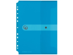 Bolsa de Documentos HERLITZ Easy Orga To Go Azul Transparente