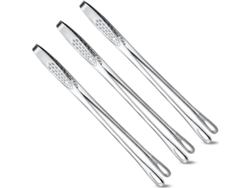 Pinzas para barbacoa de acero inoxidable 2026, juego de 3 piezas, utensilio de cocina para servir alimentos.