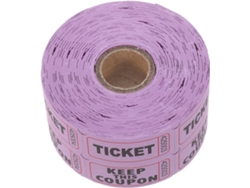 Lote De 1000 Boletos De Rifa En Rollo Doble Para Eventos Y Fiestas De Carnaval.
