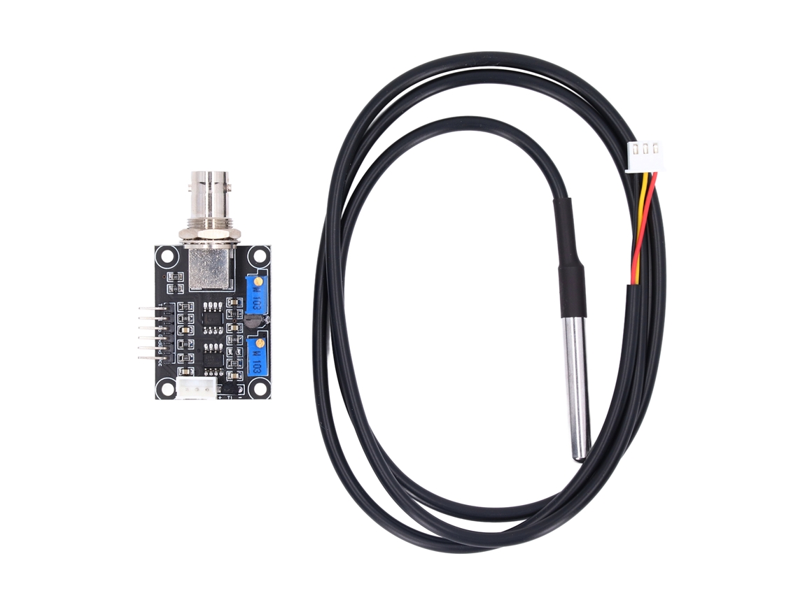 Módulo Sensor De Detecção De Valor Ph0-14 Sonda Digital Impermeável Conector Bnc Kit Monitor