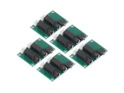 Kit De 5 Adaptadores De Audio De 6,5/6,35/6,3 A 2,54 Mm Para Micrófono.