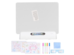 2026-tablero De Luz Ultimate Diy 3d Luminoso Para Dibujar Y Doodle Colorido Para Niños Niñas Oceano