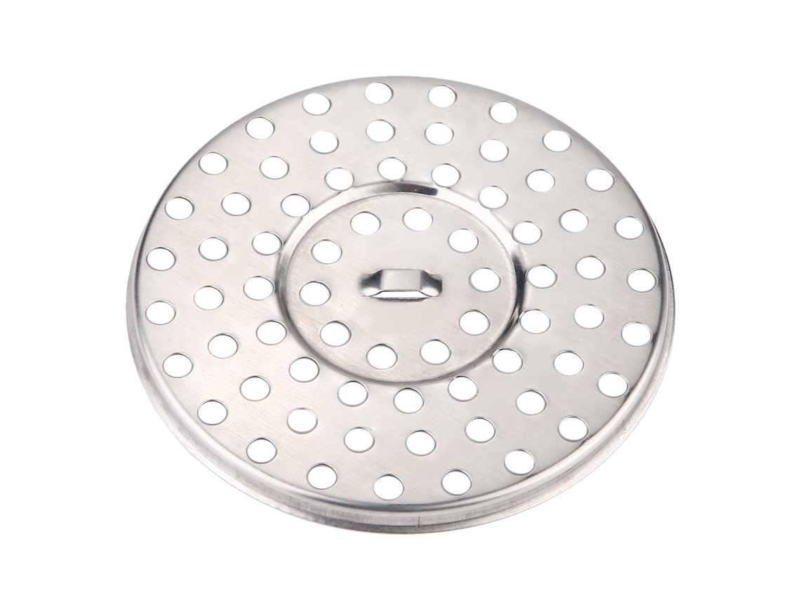 Desagüe de suelo redondo de acero inoxidable para ducha y balcón de 8,5 cm