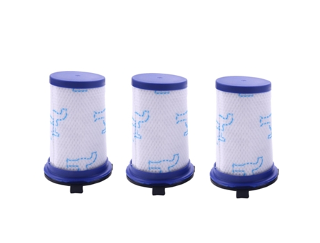 Filtro de limpeza 3 peças para peças zr009001 rowenta air force 360 rh9015wo